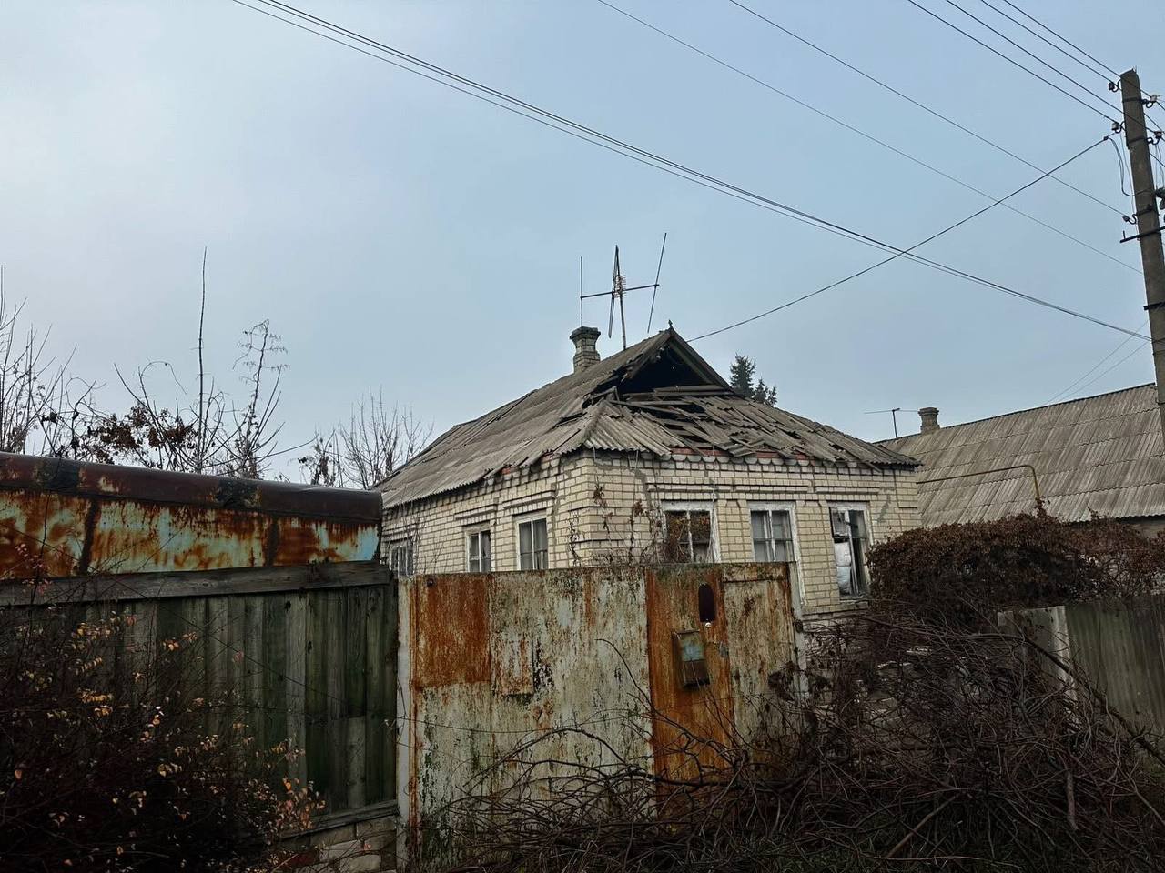 Последствия вчерашнего удара по Краматорску. Фото: Краматорский горсовет