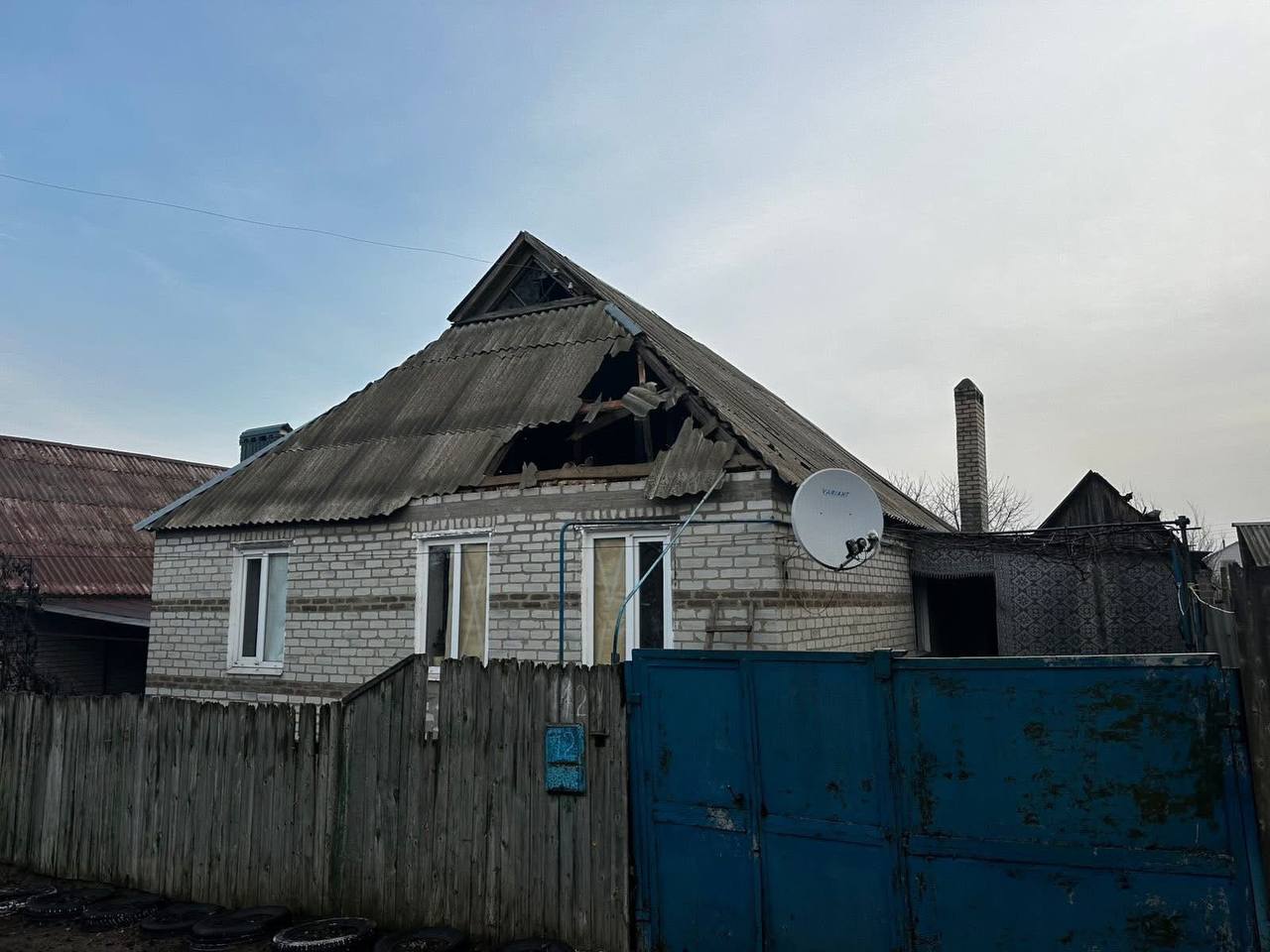 Последствия вчерашнего удара по Краматорску. Фото: Краматорский горсовет