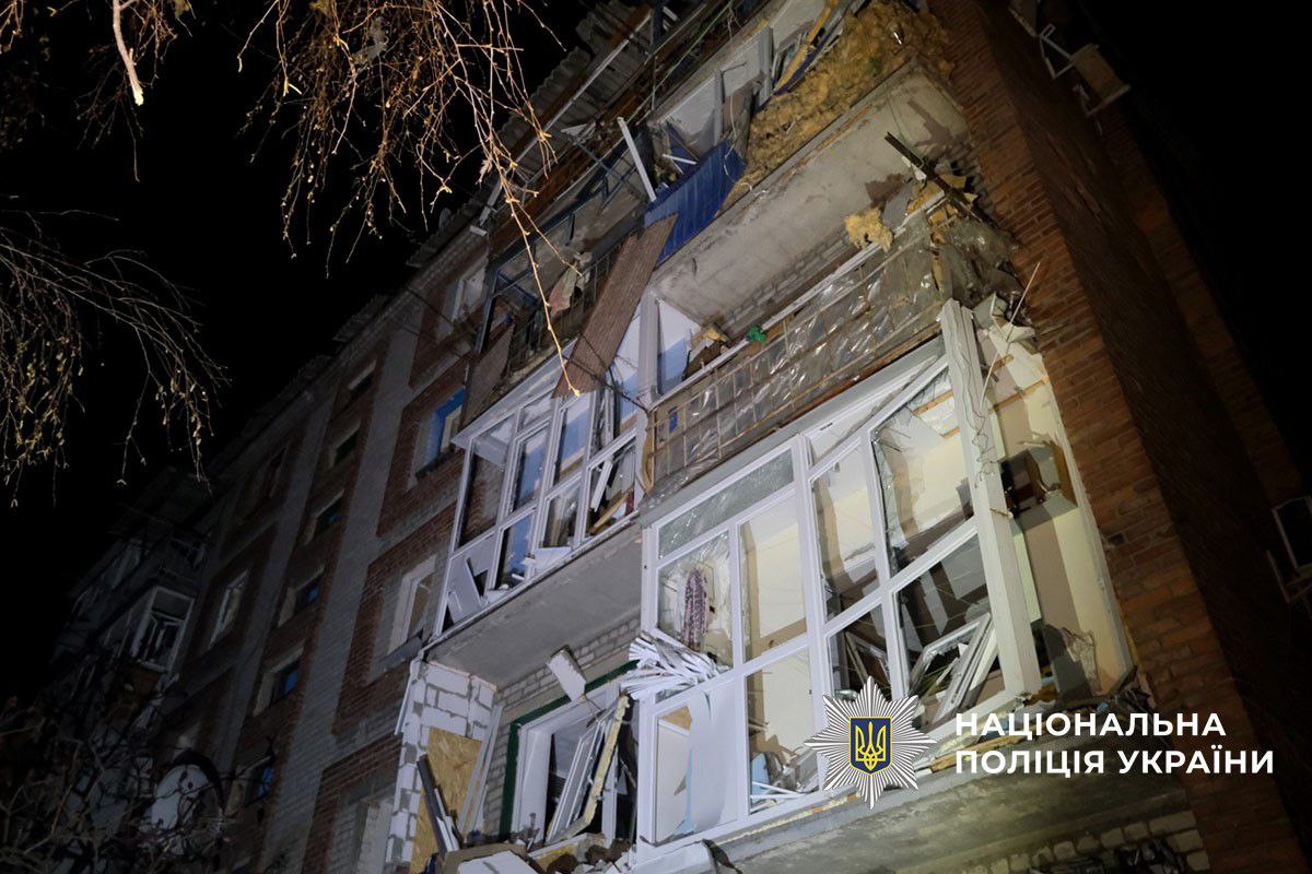 Последствия авиаудара по Славянску. Фото: Нацполиция Украины