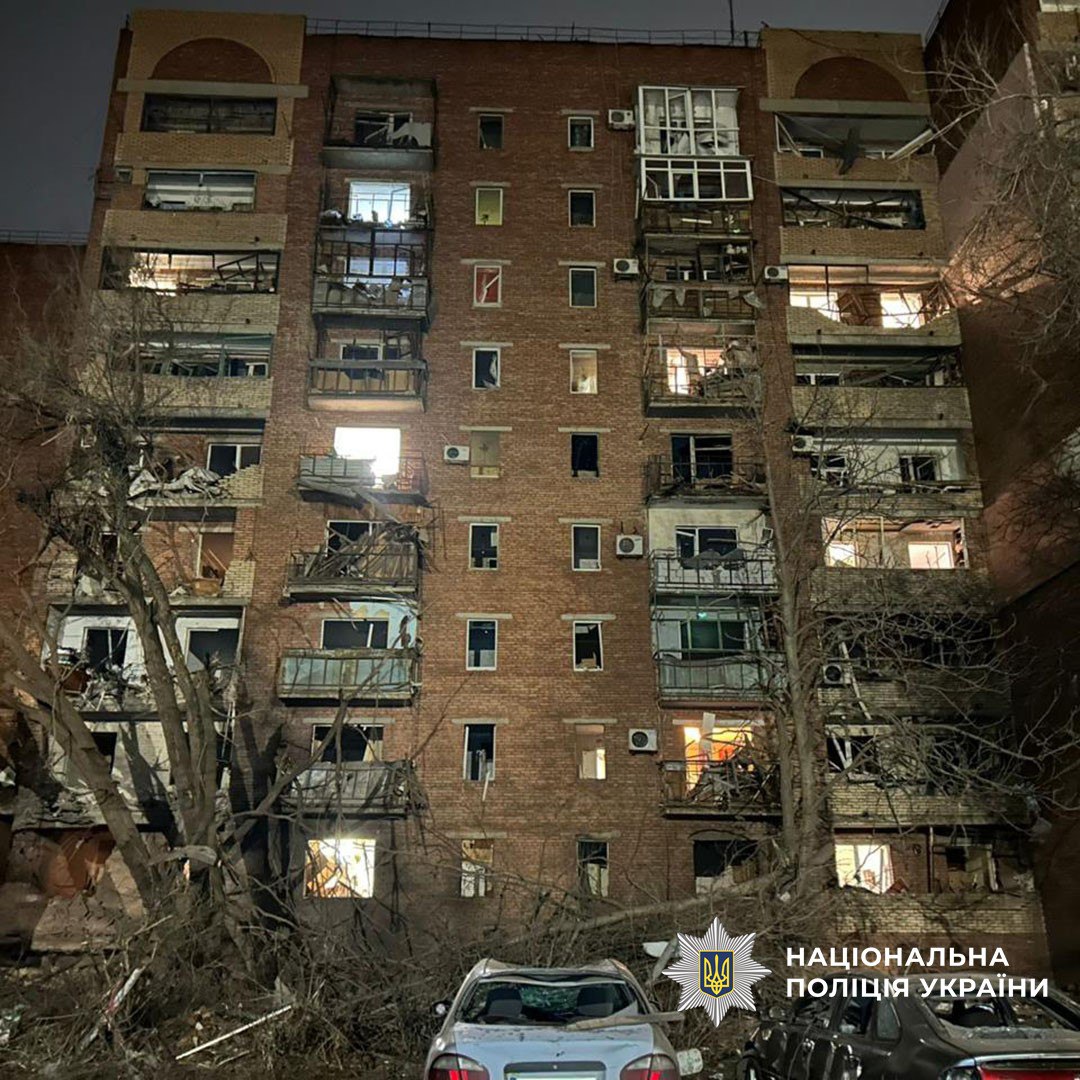 Последствия авиаудара по Донецкой области. Фото: Нацполиция Украины