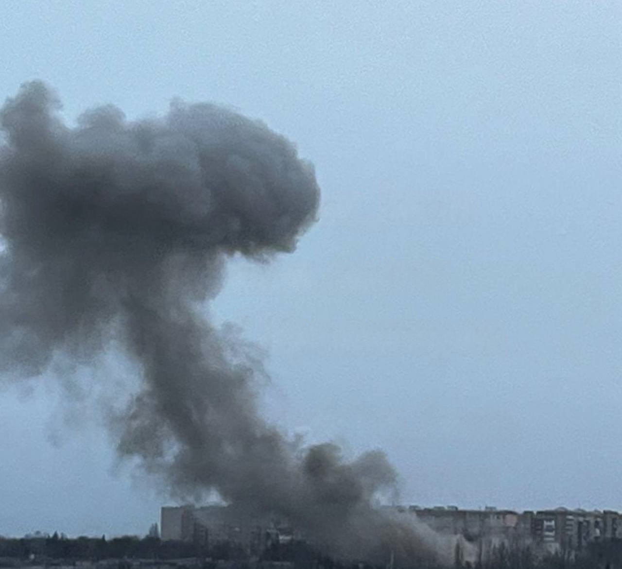 Краматорск после дроновой атаки. Фото: соцсети