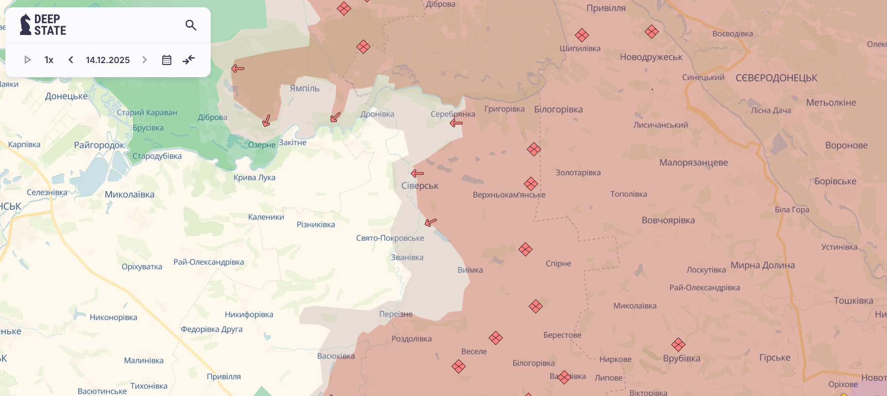 Скріншот: DeepState