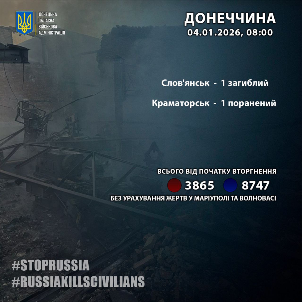 Скриншот: Донецкая ОВА