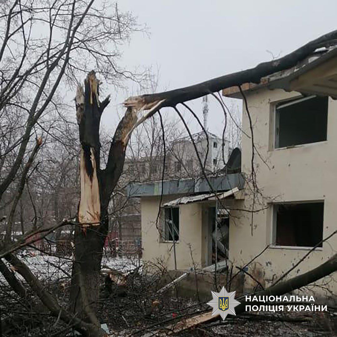 Донецкая область под огнем. Фото: Нацполиция Украины