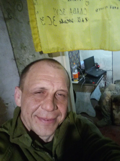 Ярослав Ковальчук на передовой. Фото: hromadske