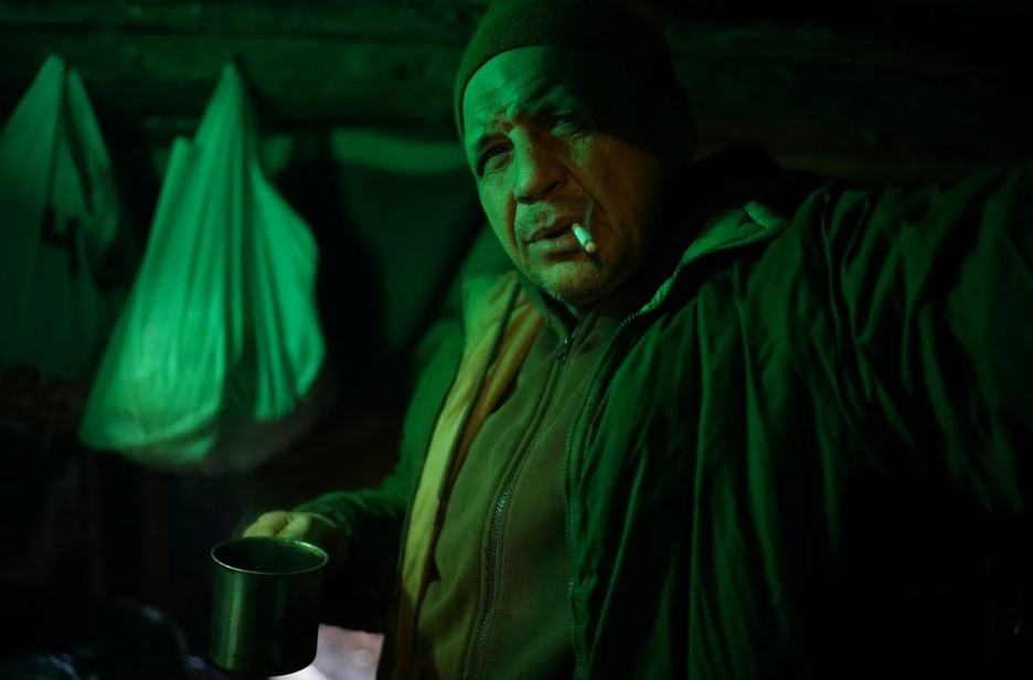 Ярослав Кравчук на передовой. Фото: hromadske