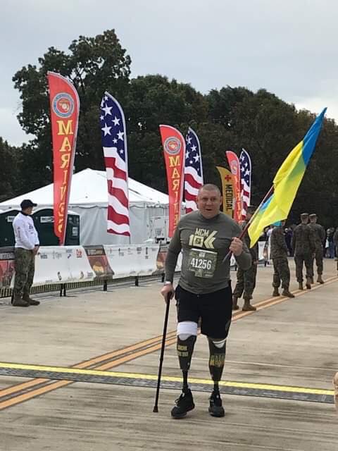 Ветеран АТО, потерявший обе ноги еще в 2016-м году, снова в ВСУ. Фото: Фейсбук Дмитрия Котова