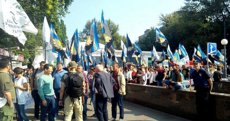 Профсоюзы вышли на митинг в Киеве