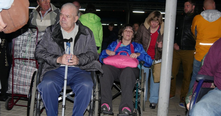 В санатории для переселенцев с инвалидностью нет лифта и горячей воды