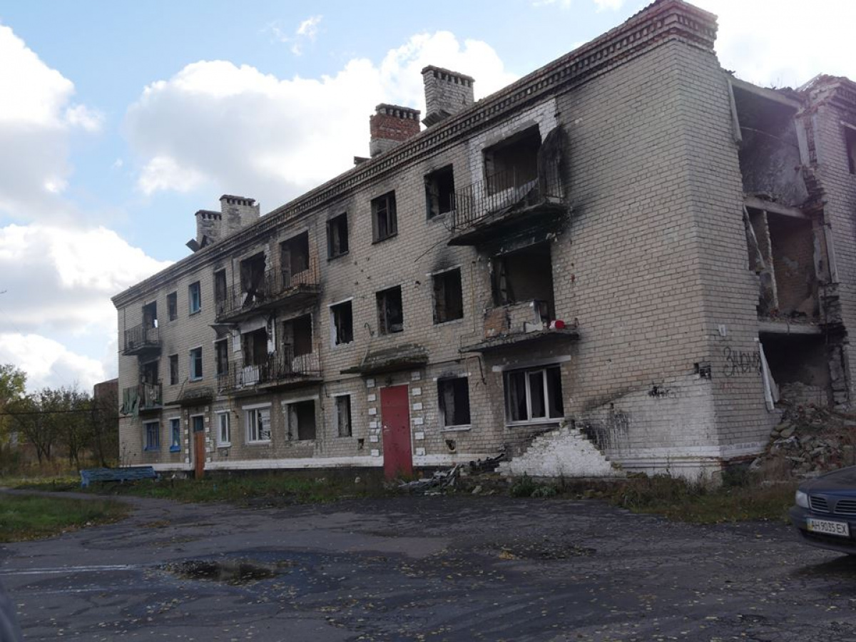 На восстановление 23 домов в Марьинке выделили 5,6 млн гривен