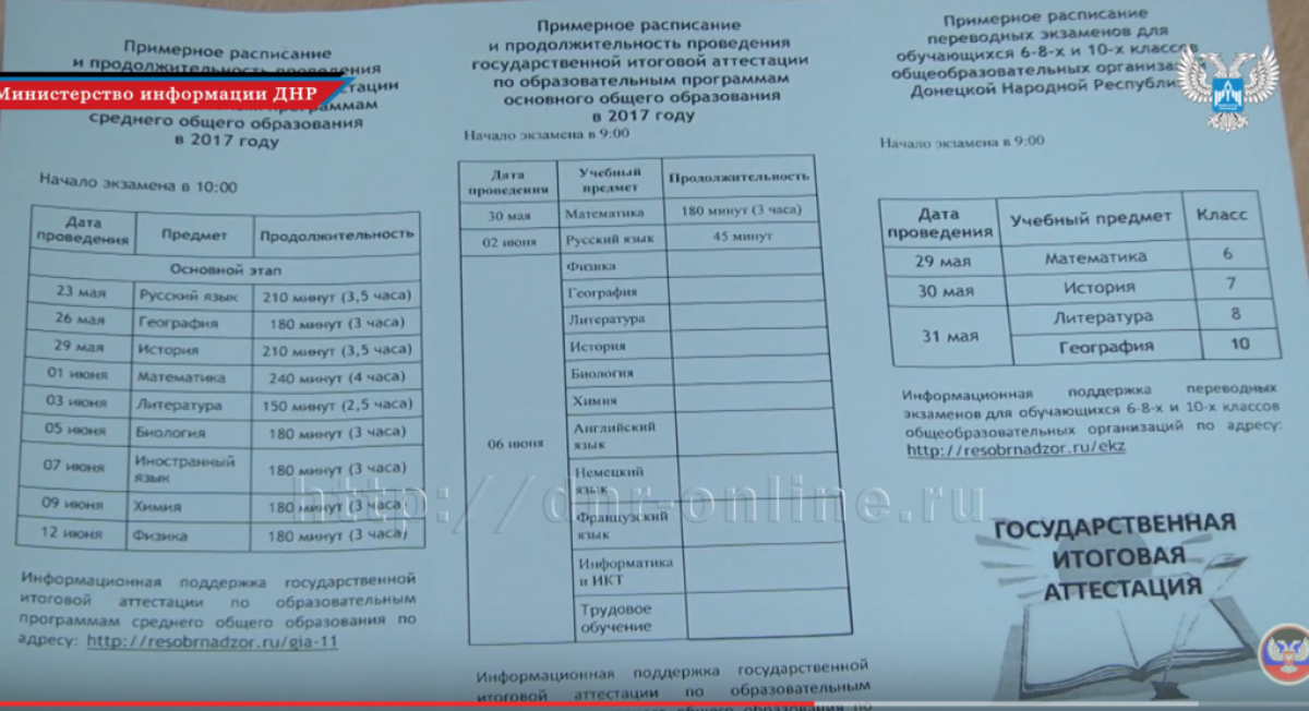 «ДНР»  рассказала, как школьникам поступить в вузы