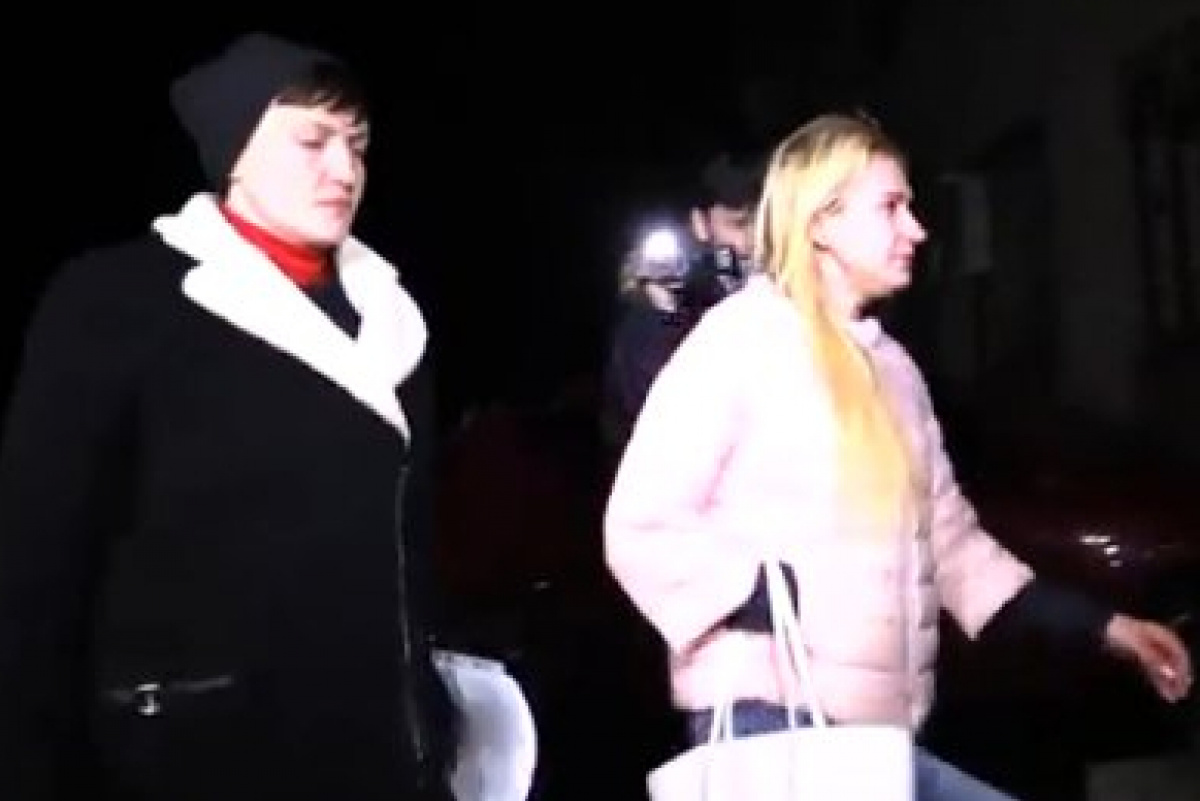 Савченко с Рубаном приехали к украинским военнопленным в колонию Макеевки