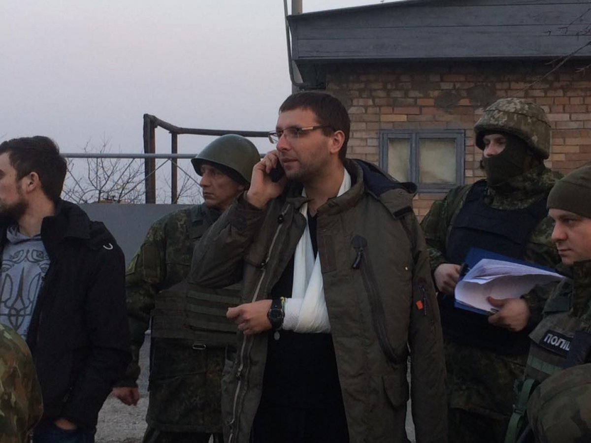 Участники блокады на Донетчине обвинили СБУ в слежке за Парасюком