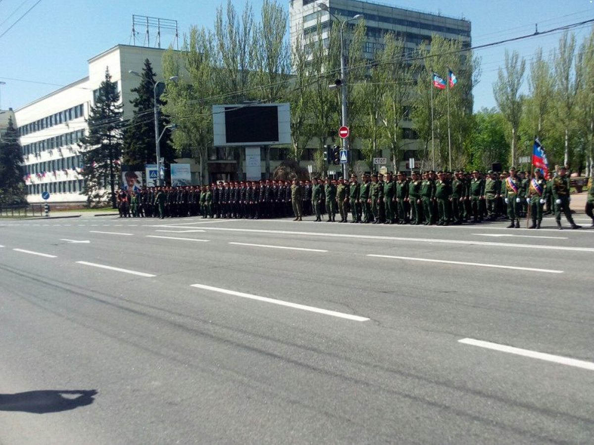 В Донецке репетируют «парад» к 9 мая