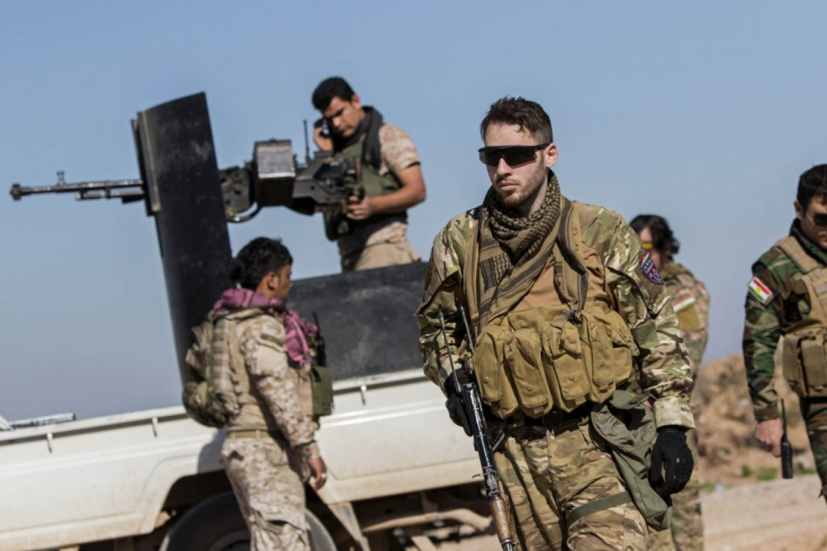 Кувелье патрулирует южную линию фронта Киркука в Курдистане. Источник: The Washington Post