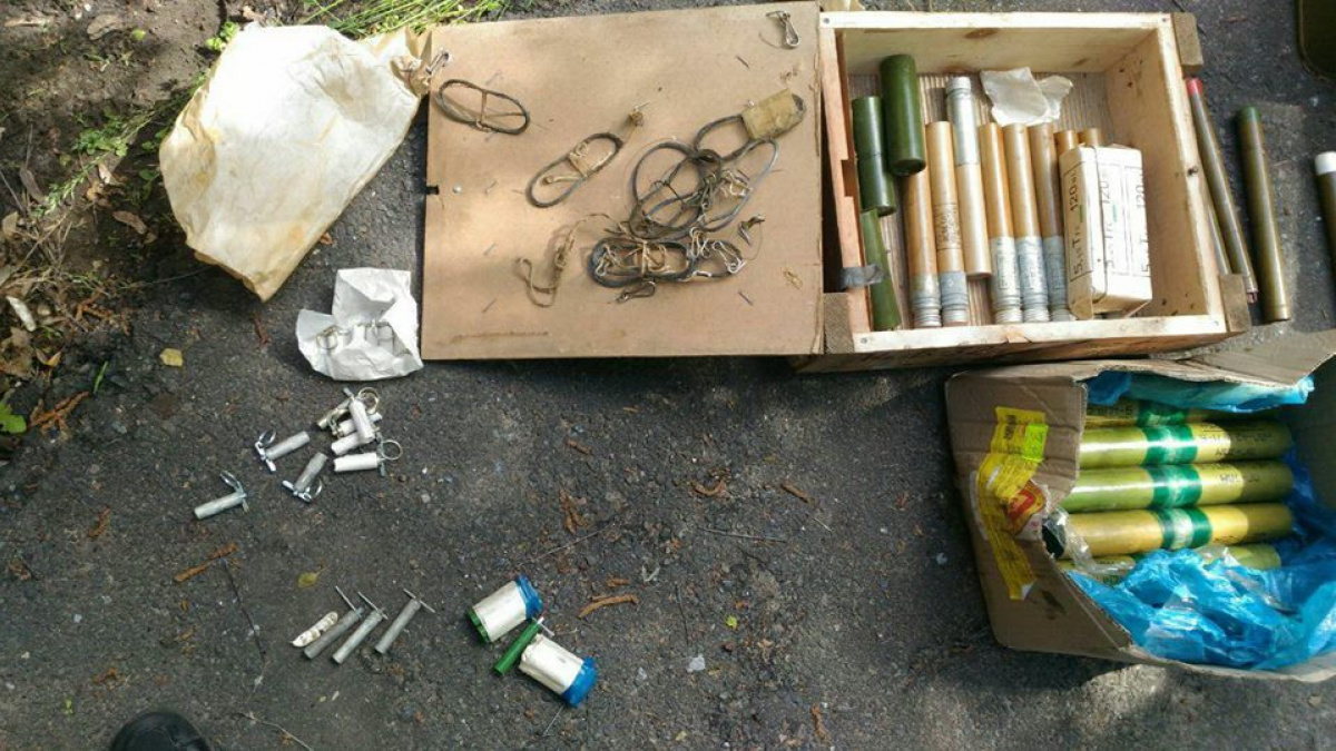 В районе АТО найдены два тайника с гранатометами различных модификаций