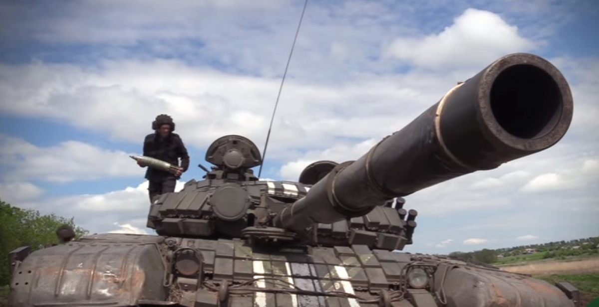Под Донецком ВСУ провели соревнования танковых экипажей