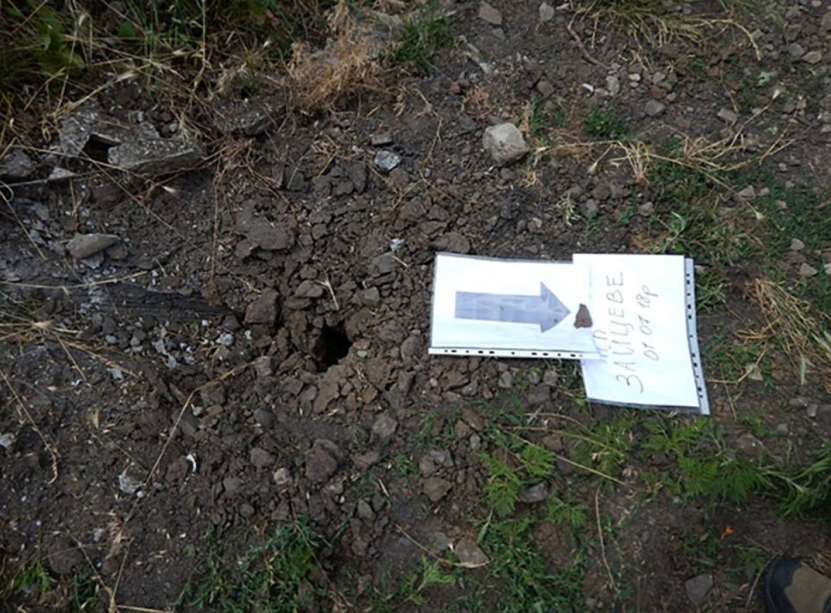 Штаб: Боевики выпустили по Зайцево 14 запрещенных мин