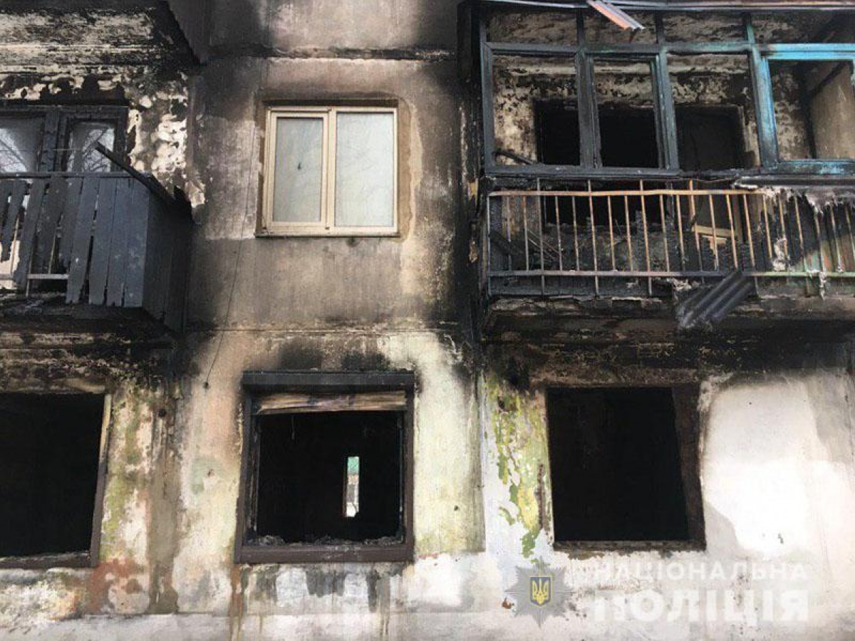 В Украинске в результате взрыва газа две квартиры уничтожены, пострадали три человека