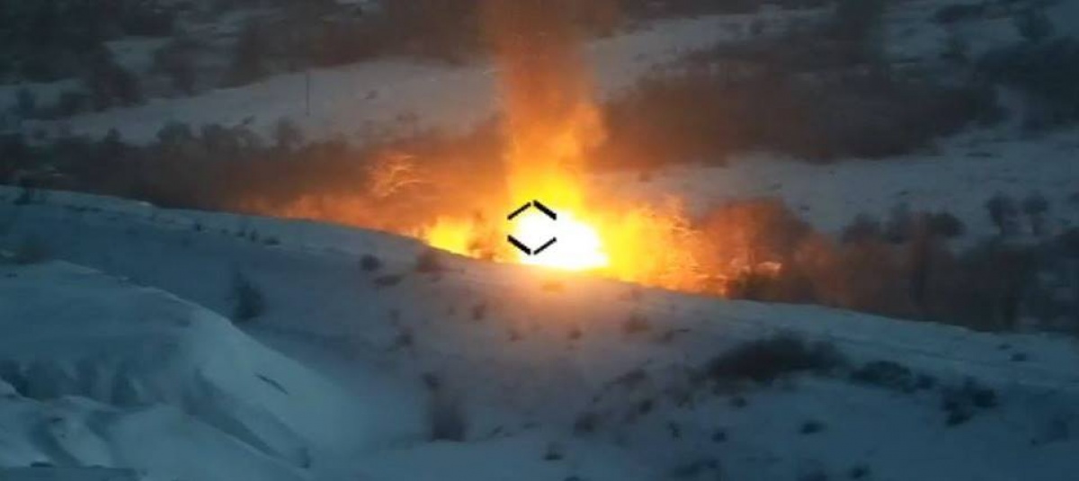 Военные сообщили, что разбили боевую машину боевиков, которые пытались прорваться на Луганщине