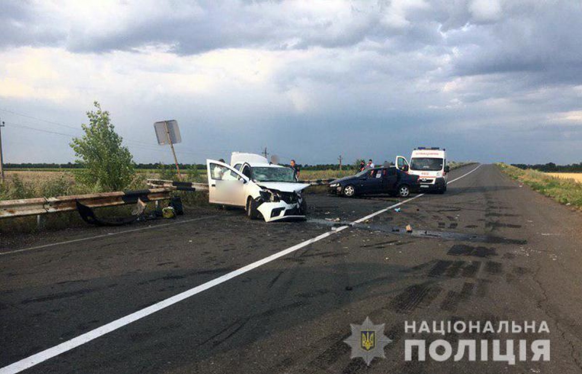 В ДТП в Донецкой области пострадали восемь человек, из них двое - дети