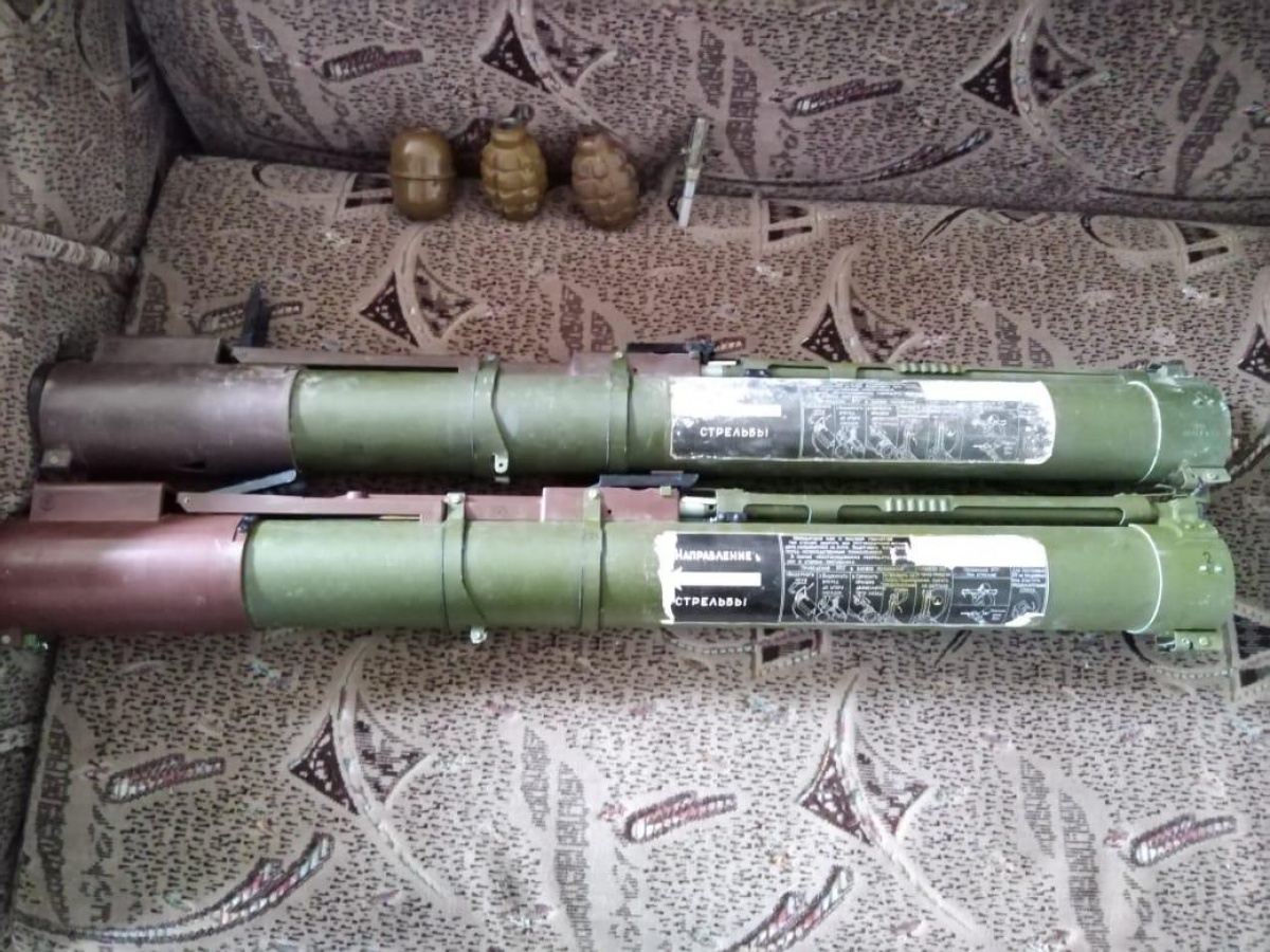 В Луганской области изъят схрон оружия и боеприпасов