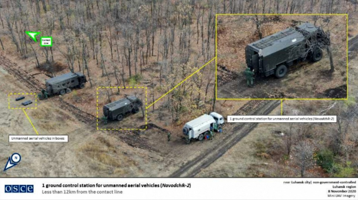 InformNapalm опубликовало фото новейшего российского комплекса «Наводчик-2» на Донбассе