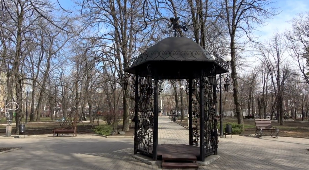 Парк кованых фигур в Донецке / Фото: скриншот видео