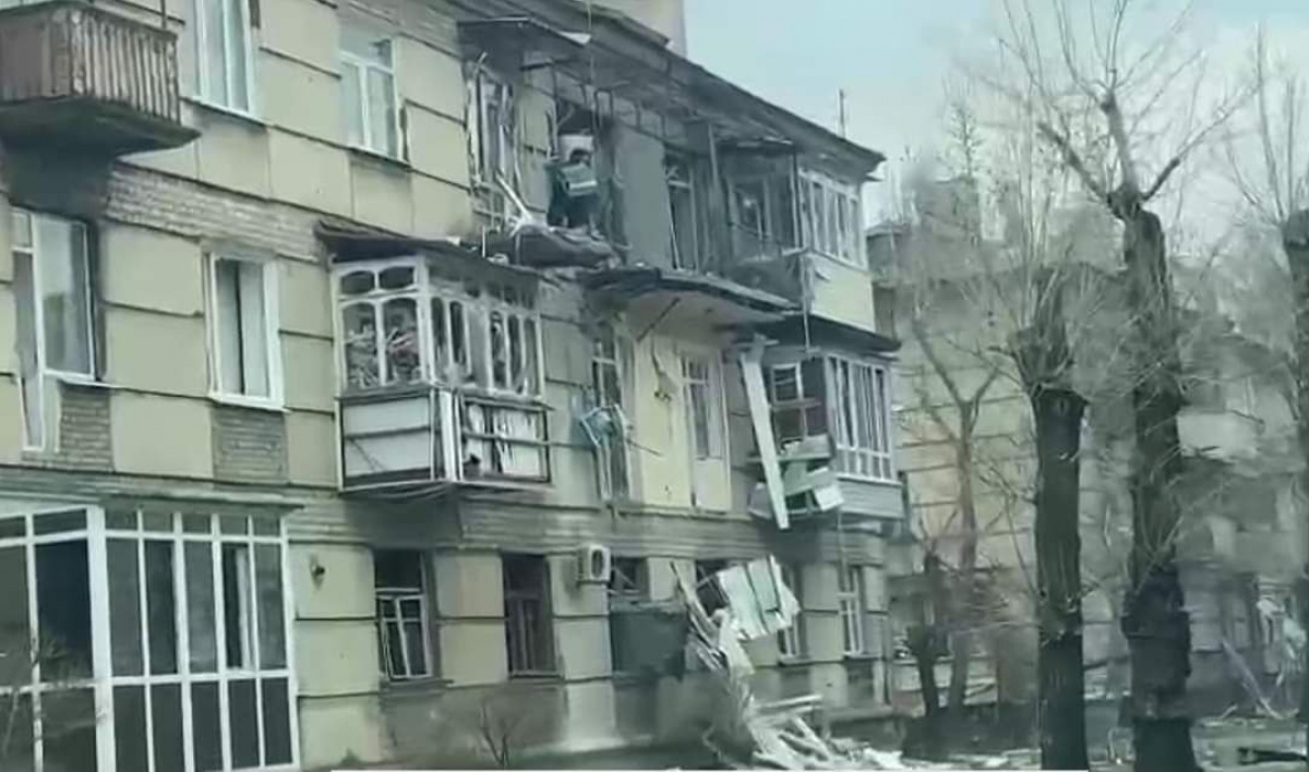 Разрушенный дом в Луганской области. Фото - Telegram Сергей Гайдай