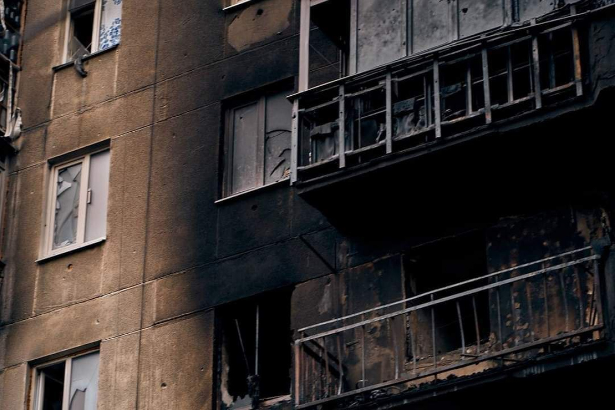 Последствия обстрела в Луганской области. Фото: Сергей Гайдай