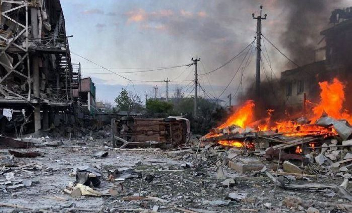 Последствия обстрела в Одесской области. Фото из соцсетей