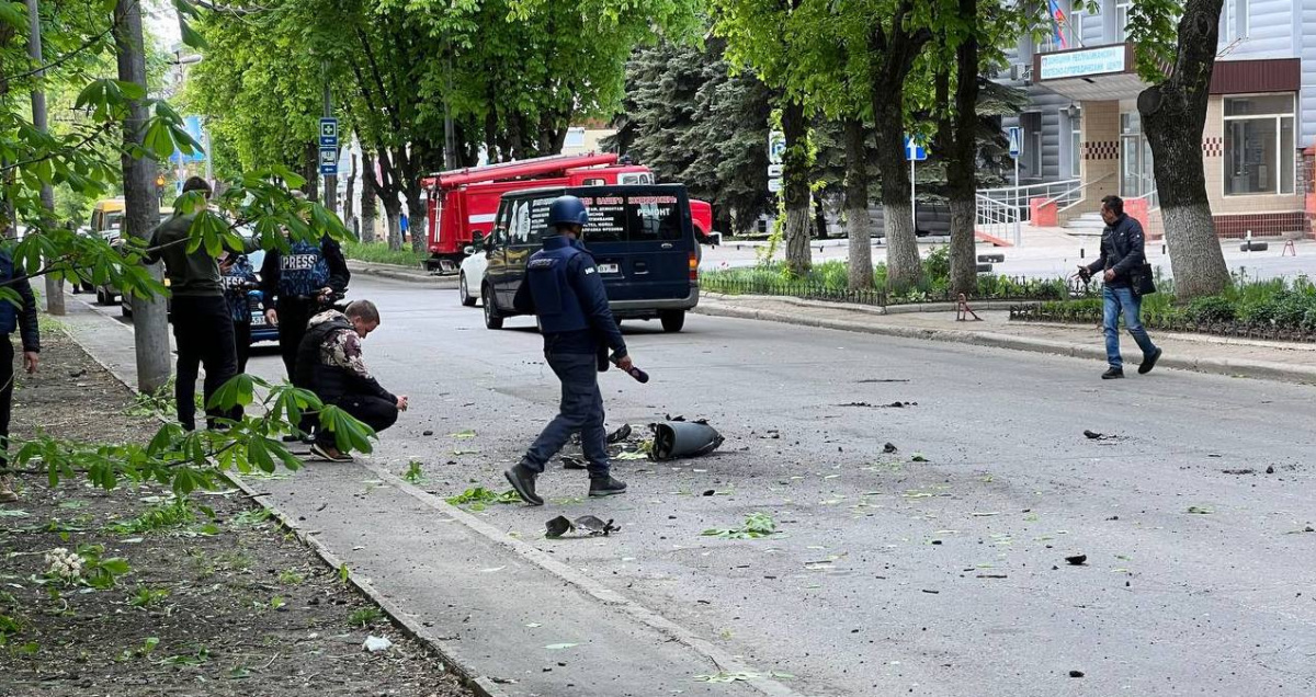 «ДНР»: ПВО сбила снаряды над центром Донецка, есть погибшие