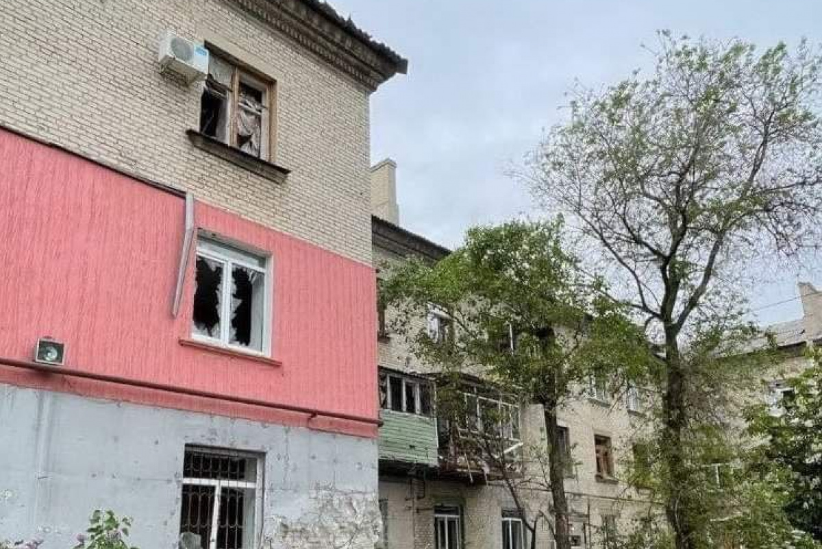 Последствия обстрела в Луганской области. Фото: ОВА