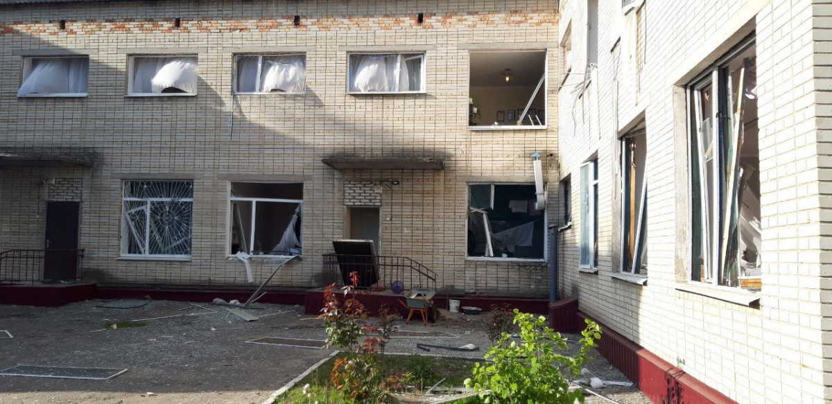 Последствия удара по Ахтырке. Фото: Сумская ОВА
