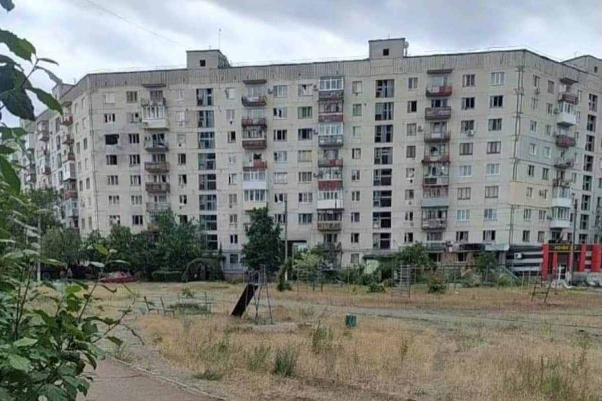 Последствия обстрелов Луганщины. Фото: ОВА