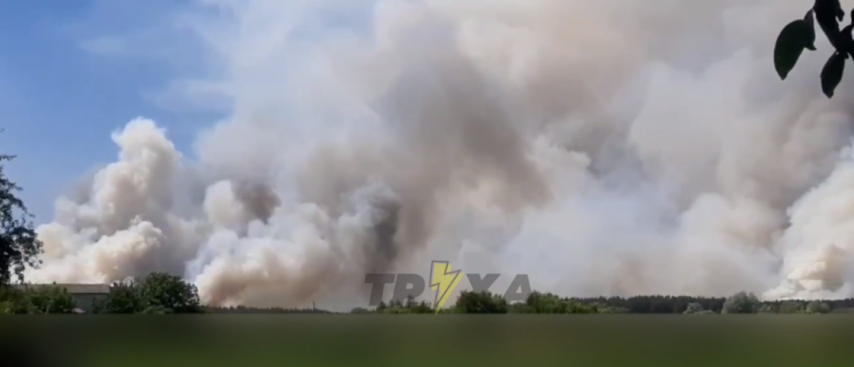 Российская армия обстреляла Харьковскую область. В Балаклейском районе горит лес
