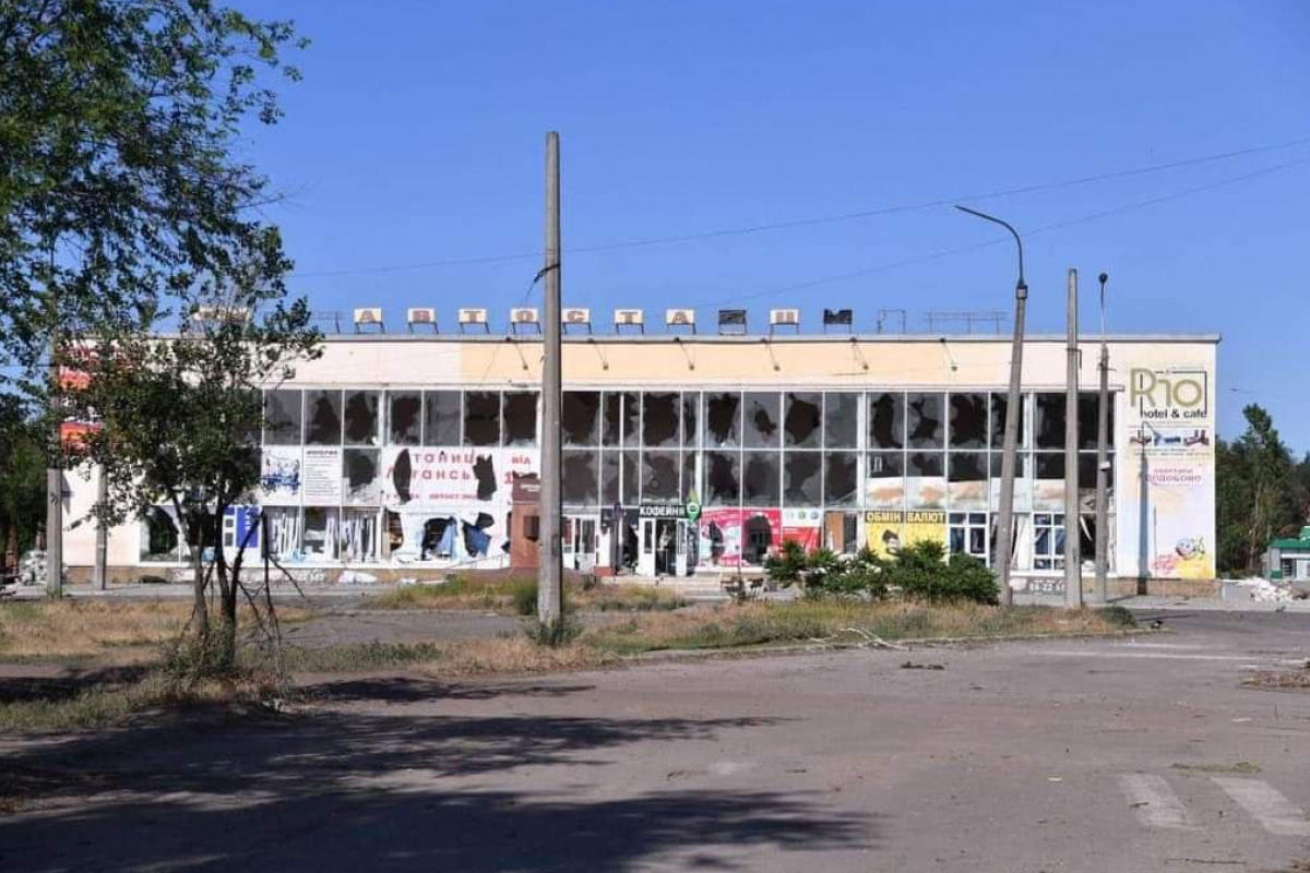 Последствия обстрела Луганщины. Фото: ОВА