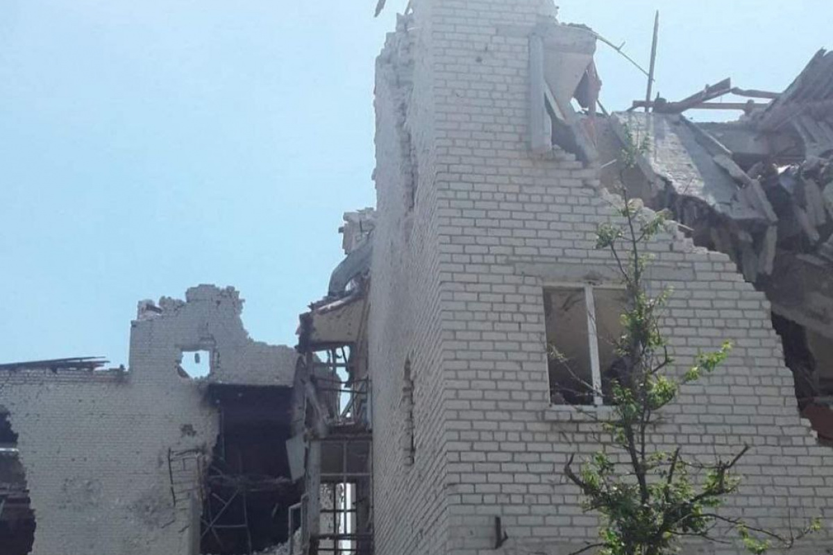 Последствия обстрелов Луганщины. Фото: ОВА