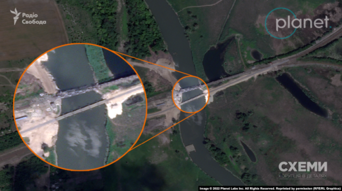 Войска РФ построили переправу через реку Оскол на Харьковщине