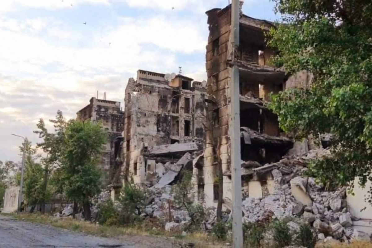Последствия обстрела Луганской области. Фото: ОВА