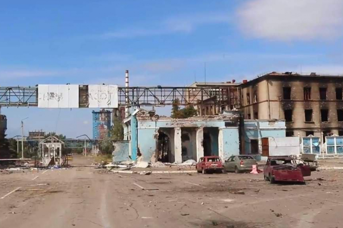 Последствия обстрела Луганской области. Фото: ОВА