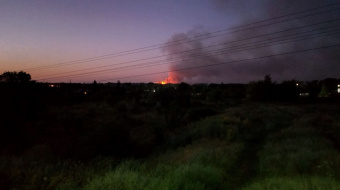 В оккупированном Шахтерске взорван склад с боеприпасами