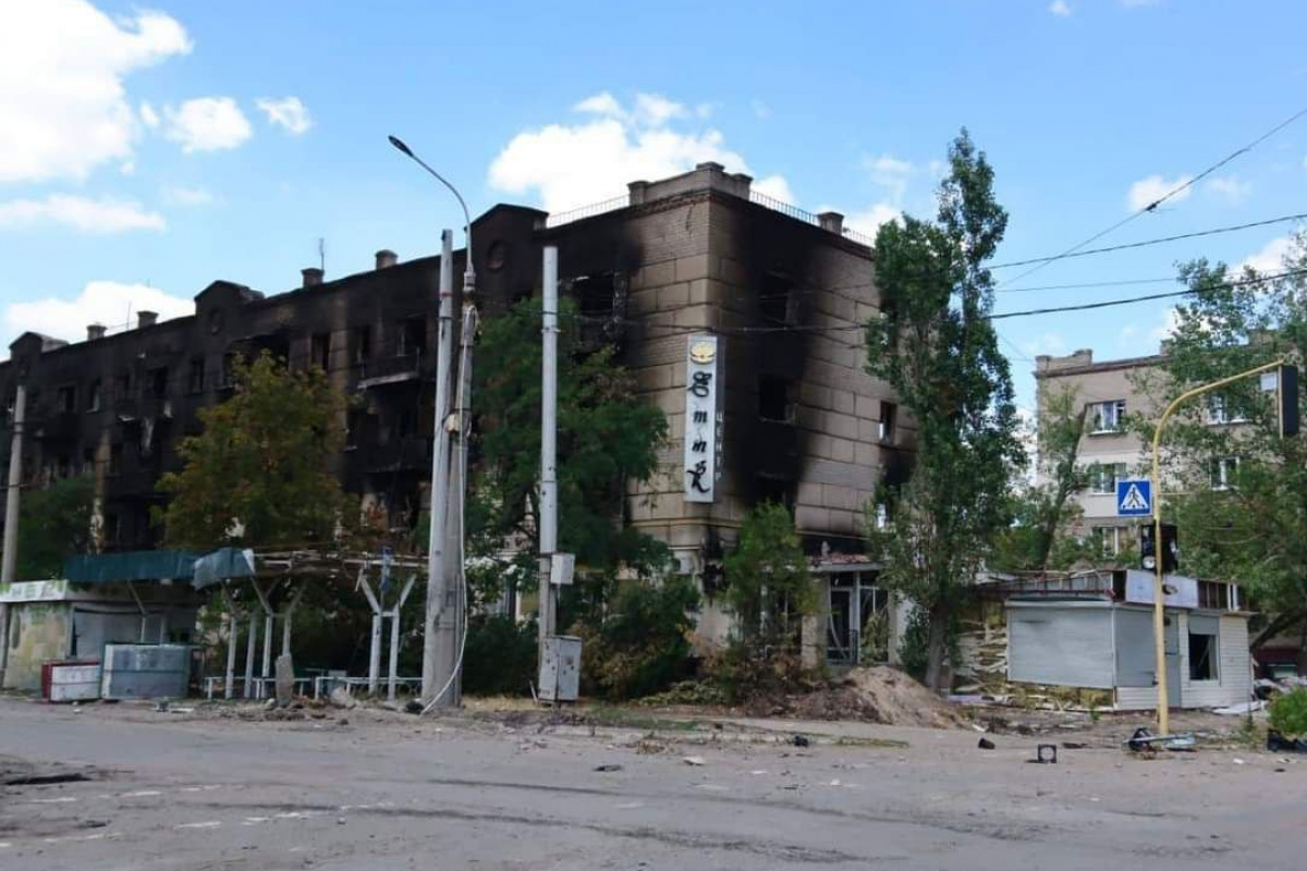 Последствия обстрелов Луганской области. Фото: ОВА