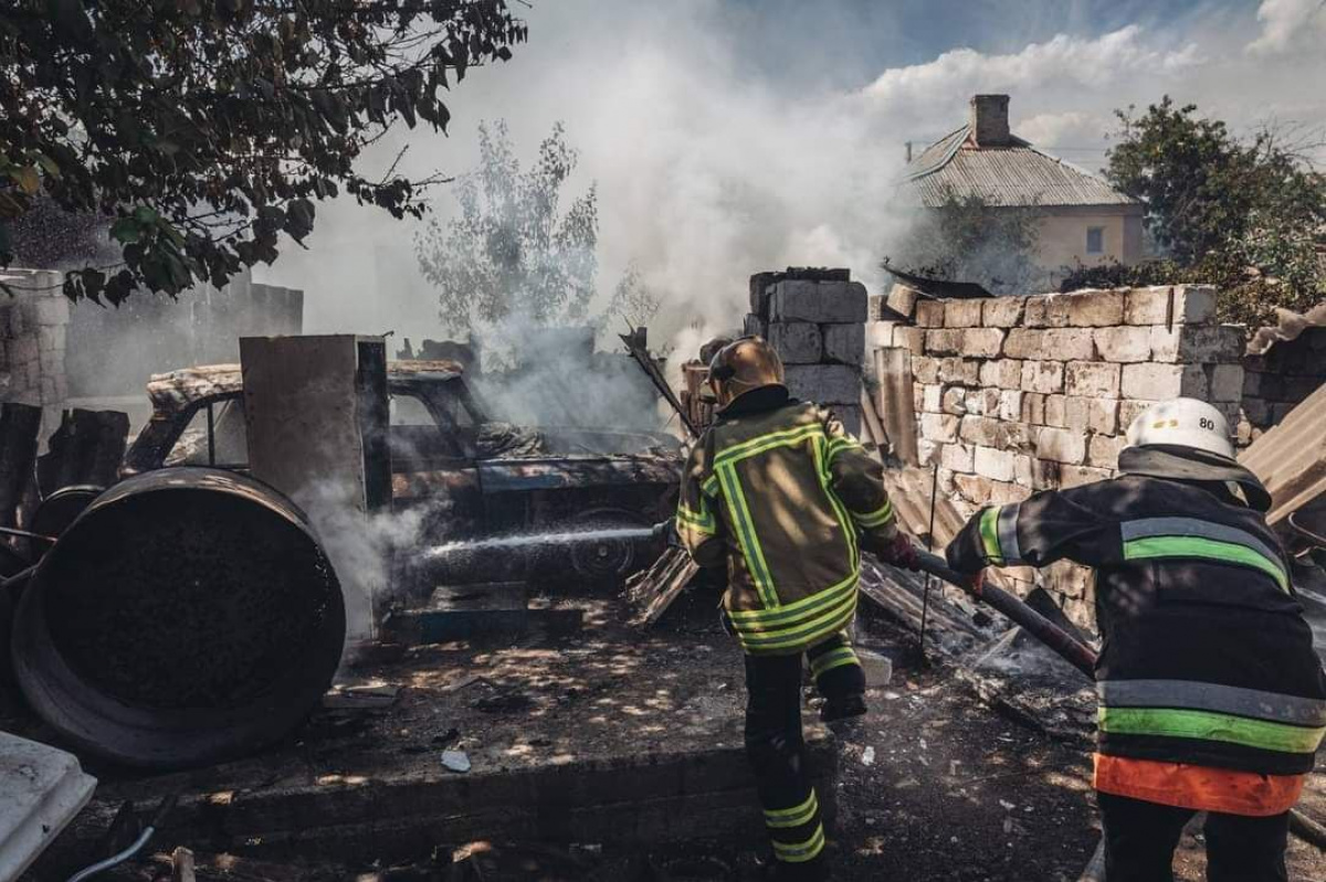 У Бахмуті спалахнули кілька будинків після обстрілу з боку російських військ