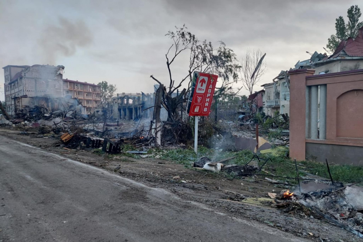 Одесская область после обстрела. Фото: ОК «Юг»