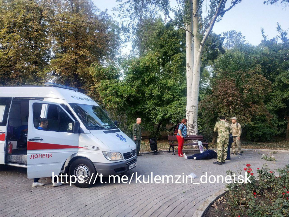 В оккупированном Донецке обстрелян Парк кованных фигур