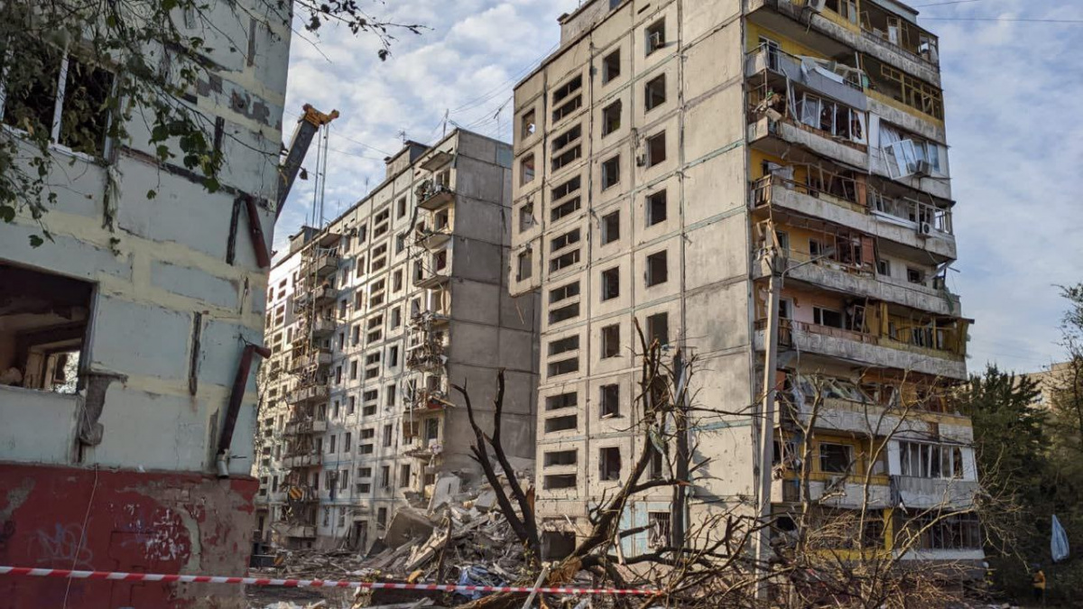 Двенадцать жителей Запорожья погибли в результате ракетного удара