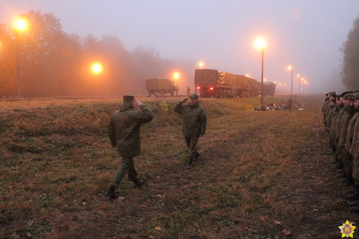 Прибуття російських військових. Фото: Міноборони Білорусі