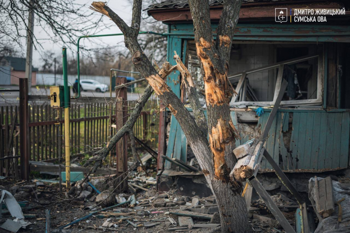 Росіяни обстріляли Ворожбянську громаду. Фото: Сумська ОВА