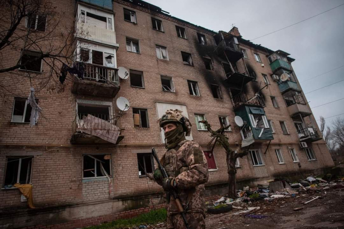 Військові ЗСУ показали, як зараз виглядає обстрілюваний армією РФ Соледар